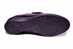 Zapatos Pitillos 1016 piel velcro marrón-3