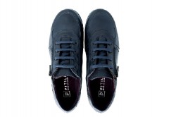 Zapatos sport Pitillos cremallera y cordones marino-2