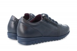 Zapatos sport Pitillos cremallera y cordones marino-3