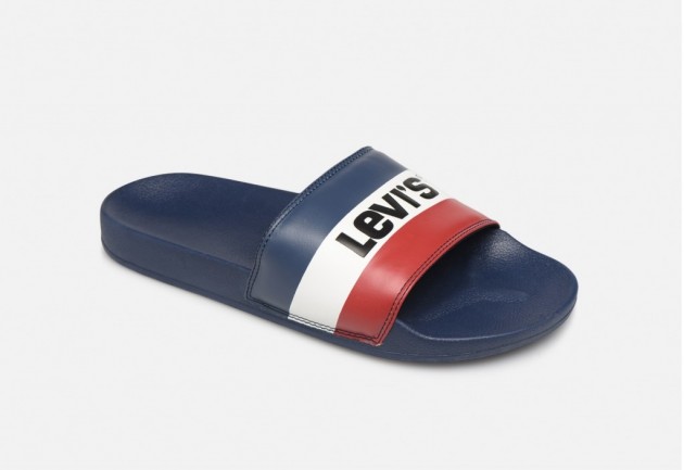 Chanclas pala Levi's azul marino-1