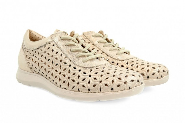Deportivo casual piel Pitillos 6120 oro-1