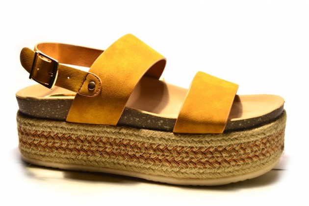 Sandalia tiras Refresh amarillo-1