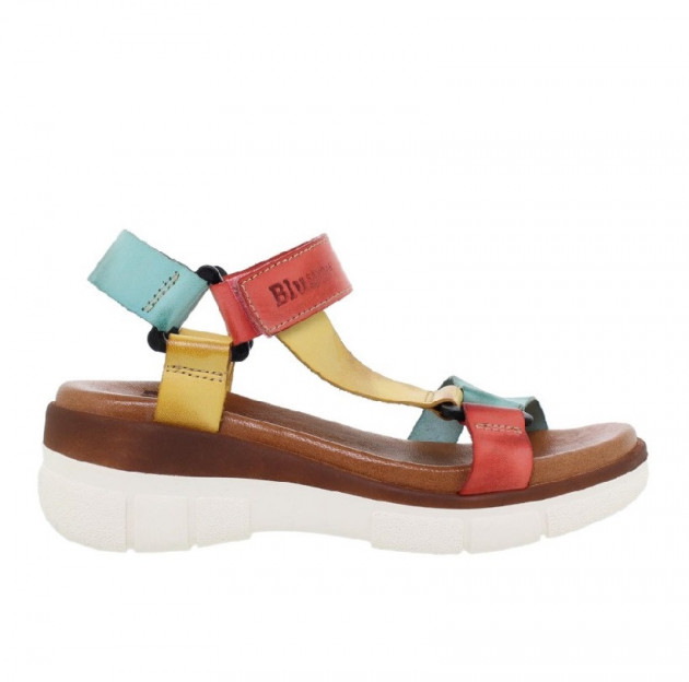 Sandalias multicolor velcro acolchadas-1