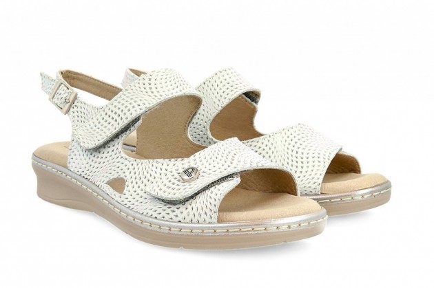 Sandalias Pitillos 6000 velcros plata-1