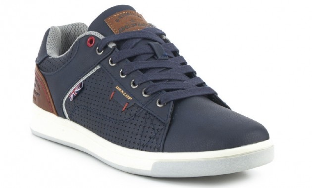 Zapatilla casual Dunlop azul marino-1