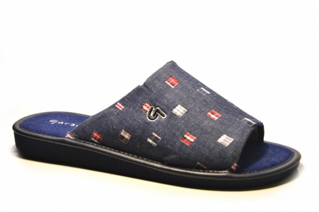 Zapatillas casa abiertas Garzón marino-1