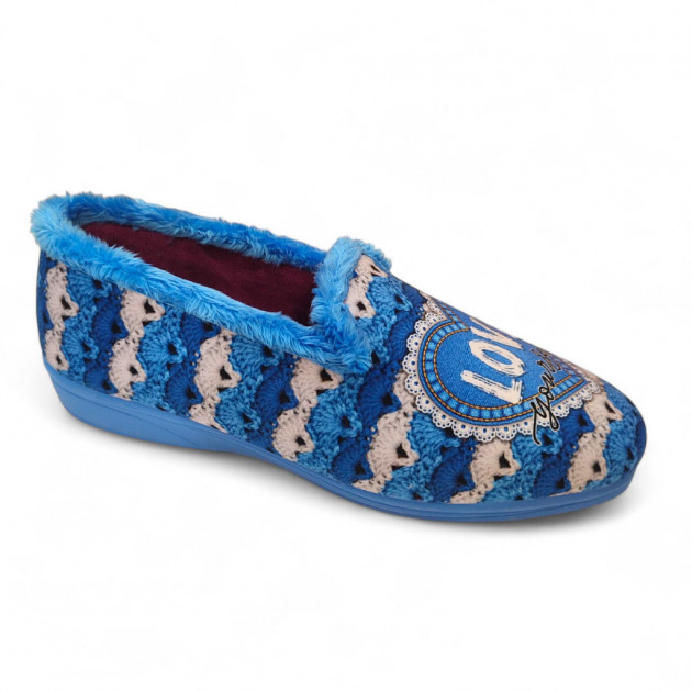 Zapatillas casa cerradas de mujer invierno ecónomicas -1