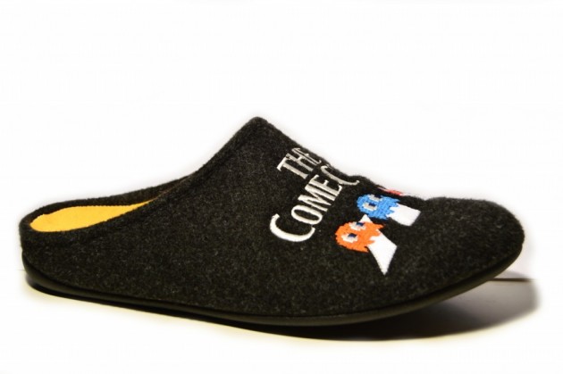Zapatillas casa Garzón The Comecocos negro-1