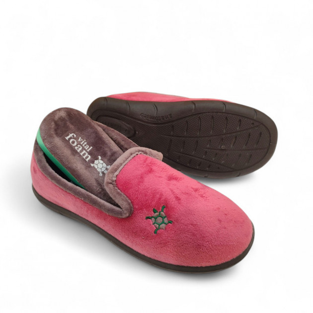 Zapatillas cerradas de casa Vital Foam plantilla extraíble muy acolchada-1
