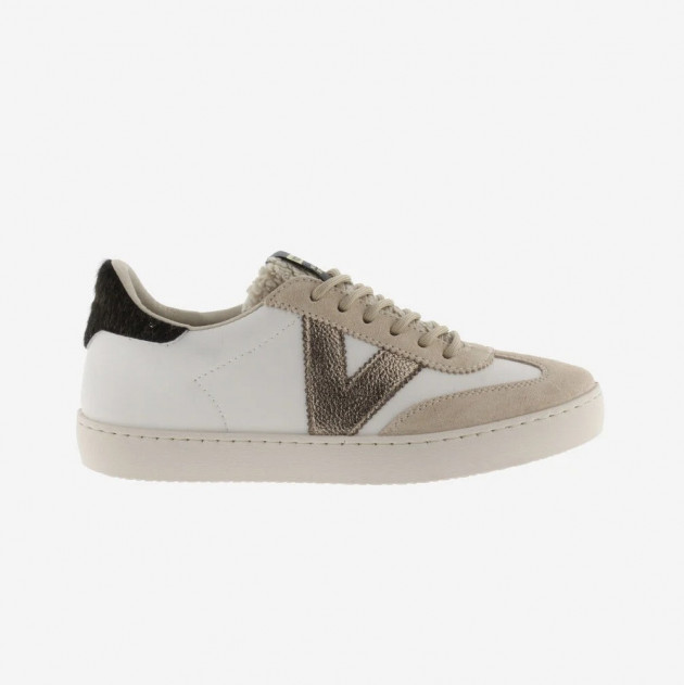 Zapatillas V Victoria beige / dorado otoño e invierno-1