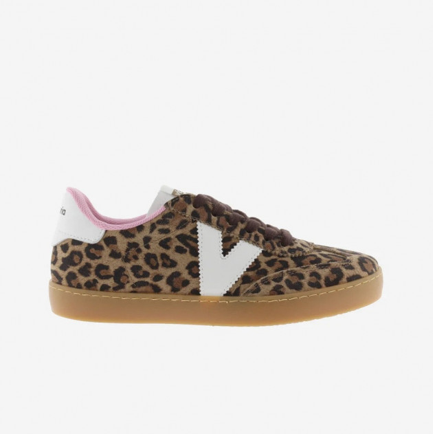 Zapatillas Victoria Leopardo suela caramelo-1