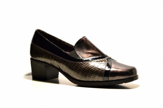 Zapato tacón Doctor Cutillas antracita-1