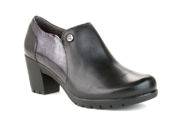 Zapatos abotinados Pitillos 3820 piel negro-1