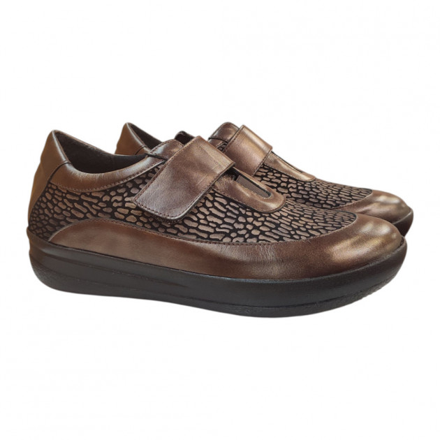 Zapatos anchos Doctor Cutillas con velcro y licra-1