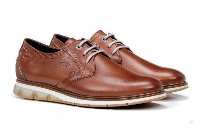 Zapatos atados Fluchos F0776 piel cuero-1